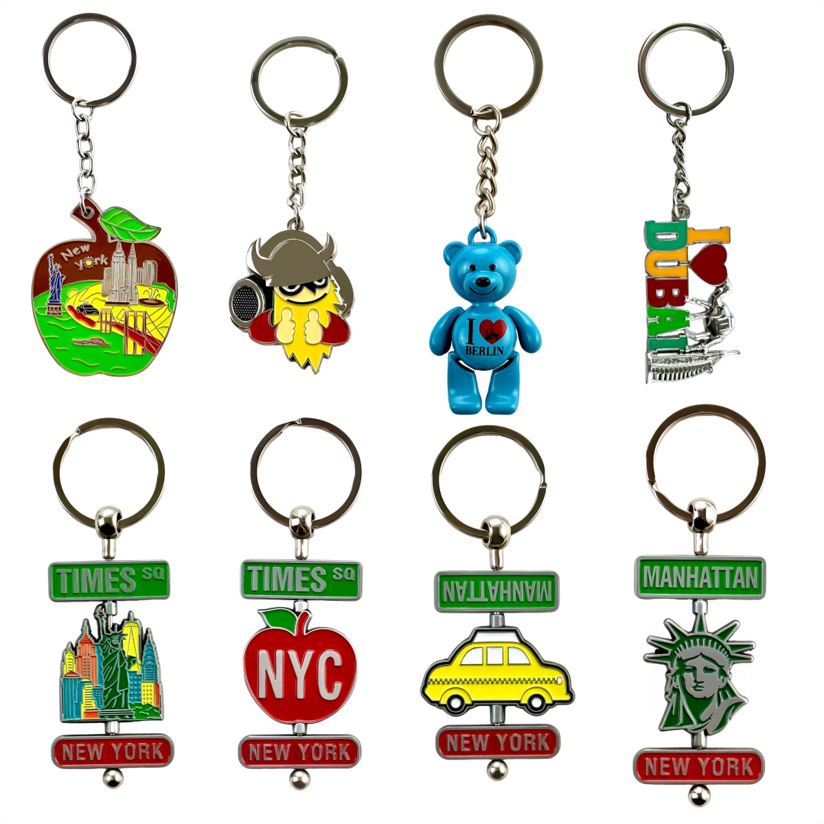 Personalized Custom Shape House Keychain Manufacturer Laser Metal Epoxy ...